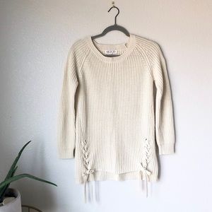 Side Tie Sweater